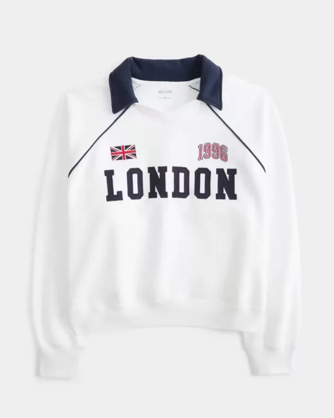 Easy London Fußball-Sweatshirt mit Grafik Easy London Fußball-Sweatshirt mit Grafik