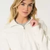 Easy Mini-Sweatshirt mit halbem Reißverschluss Easy Mini-Sweatshirt mit halbem Reißverschluss