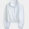 Easy Mini-Sweatshirt mit halbem Reißverschluss Easy Mini-Sweatshirt mit halbem Reißverschluss
