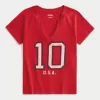 Easy Notch-Neck USA Graphic Baby T-Shirt