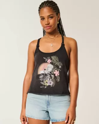 Easy Trend Drop Surf Grafik Tank