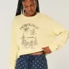 Einfacher Honolulu Graphic Crew Sweater