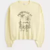 Einfacher Honolulu Graphic Crew Sweater