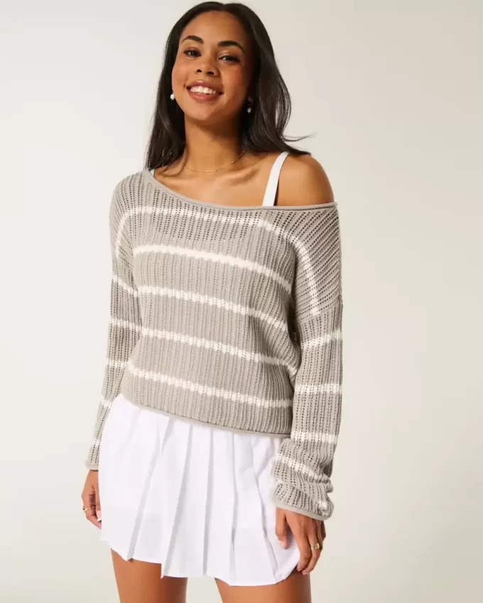 Einfacher Pullover im Häkelstil Einfacher Pullover im Häkelstil