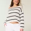 Einfacher Pullover im Häkelstil