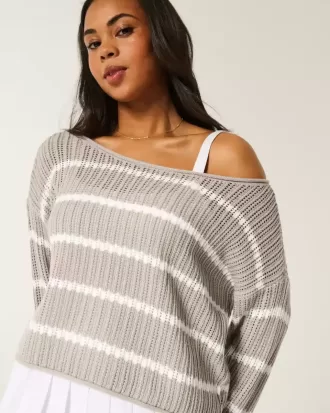 Einfacher Pullover im Häkelstil