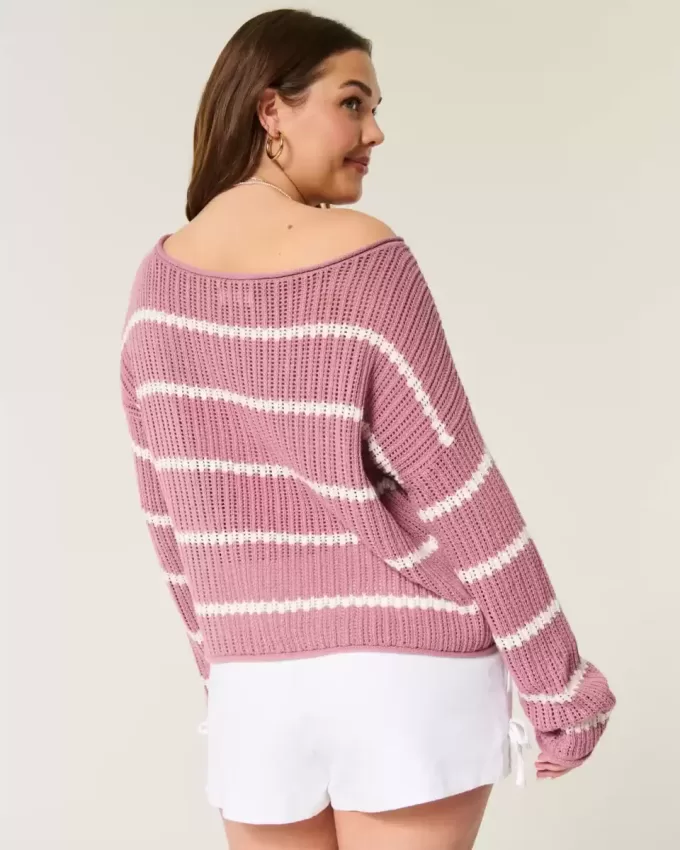 Einfacher Pullover im Häkelstil
