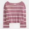Einfacher Pullover im Häkelstil