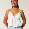Einfaches Babydoll-Oberteil mit Paisleymuster