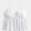 Einfaches Babydoll-Oberteil mit Paisleymuster