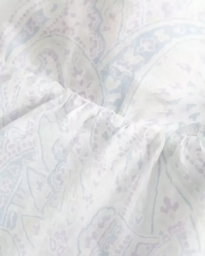 Einfaches Babydoll-Oberteil mit Paisleymuster