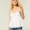 Einfaches Chiffon-Babydoll-Top