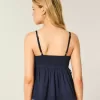 Einfaches Chiffon-Babydoll-Top