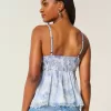 Einfaches Chiffon-Babydoll-Top