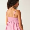 Einfaches Chiffon-Babydoll-Top