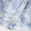 Einfaches Chiffon-Babydoll-Top