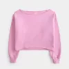 Einfaches, doppeltes, schulterfreies Sweatshirt Einfaches, doppeltes, schulterfreies Sweatshirt