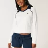 Einfaches Langarm-Pullover-Polo