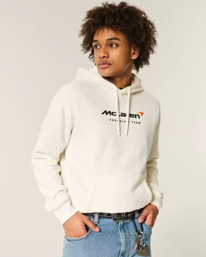 Entspannter Hoodie mit McLaren-Grafik