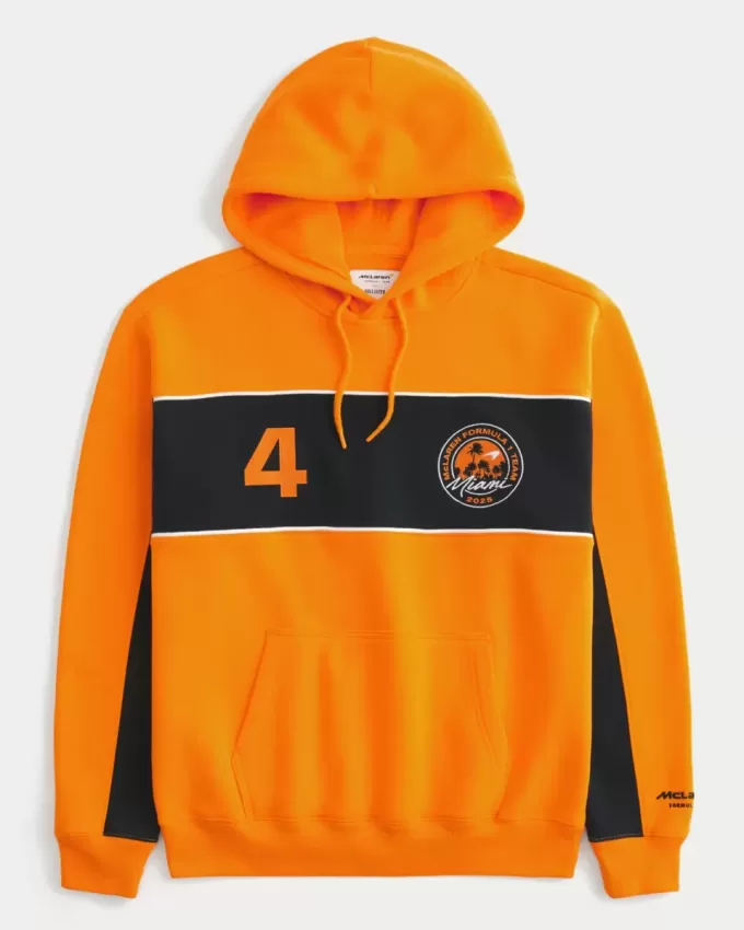 Entspannter Hoodie mit McLaren-Grafik Entspannter Hoodie mit McLaren-Grafik