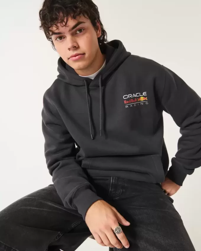 Entspannter Kapuzenpullover mit Grafik von Oracle Red Bull Racing