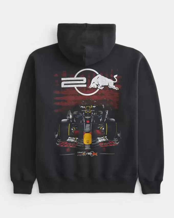 Entspannter Kapuzenpullover mit Grafik von Oracle Red Bull Racing
