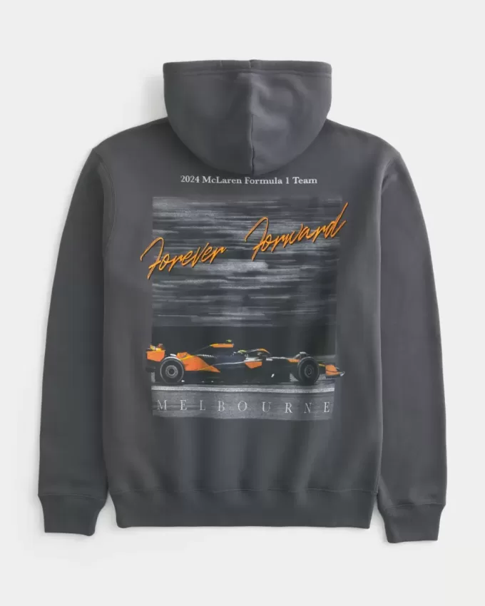 Entspannter McLaren Forever Forward Grafik-Hoodie Entspannter McLaren Forever Forward Grafik-Hoodie