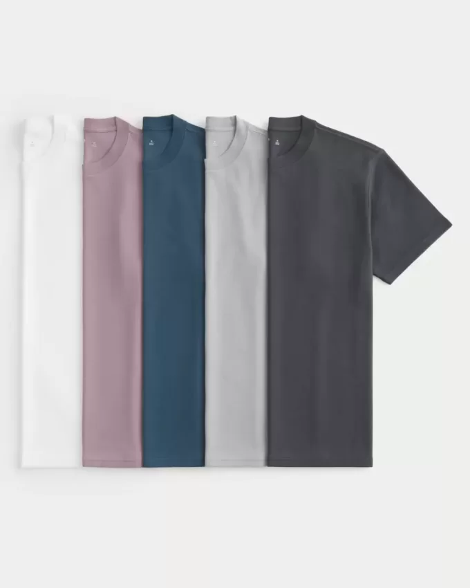 Entspanntes Kühl-T-Shirt, 5er-Pack Entspanntes Kühl-T-Shirt, 5er-Pack