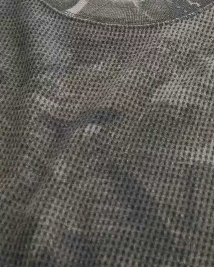 Entspanntes Thermo-Langarmshirt mit Rundhalsausschnitt und Camouflage-Muster