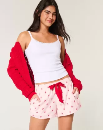Flanellshorts zum Binden