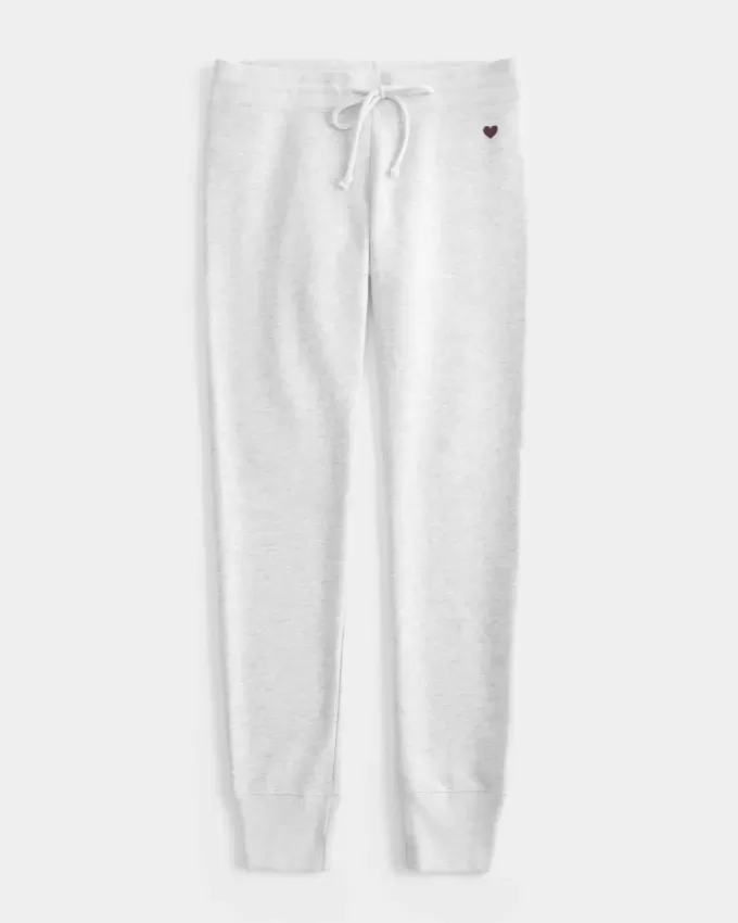 Fleece-Leggings mit Herz-Grafik Fleece-Leggings mit Herz-Grafik