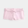 Fleece-Minishorts mit Herzgrafik Fleece-Minishorts mit Herzgrafik