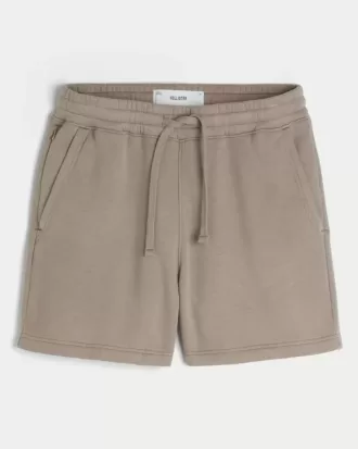 Fleece-Shorts bis zur Mitte des Oberschenkels