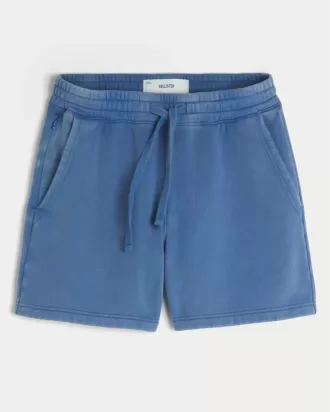 Fleece-Shorts bis zur Mitte des Oberschenkels