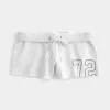 Fleece-Shorts mit Mini-Zahlengrafik