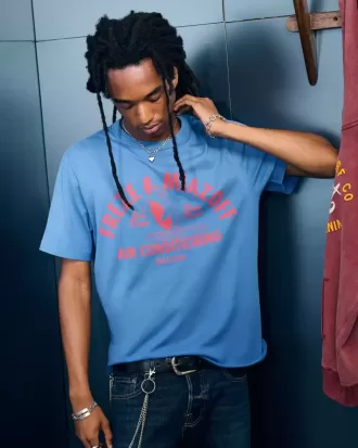 Freze & Miazoff – T-Shirt mit Klimaanlagen-Grafik