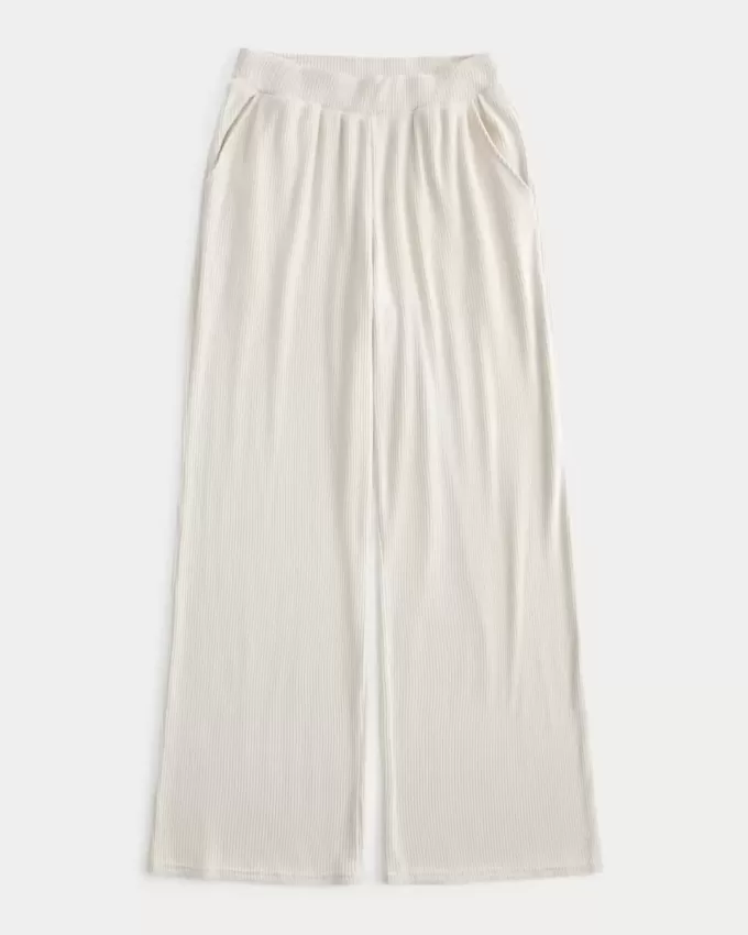 Gemütliche gerippte Baggy-Hose