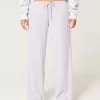 Gemütliche gerippte Baggy-Hose mit Kordelzug Gemütliche gerippte Baggy-Hose mit Kordelzug