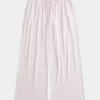 Gemütliche gerippte Hose mit weitem Bein Gemütliche gerippte Hose mit weitem Bein