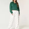 Gemütliche Pyjamahose mit weitem Bein Gemütliche Pyjamahose mit weitem Bein