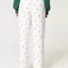 Gemütliche Pyjamahose mit weitem Bein Gemütliche Pyjamahose mit weitem Bein
