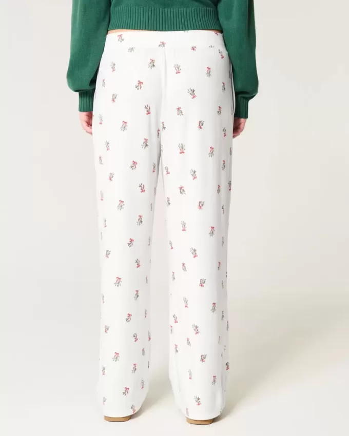 Gemütliche Pyjamahose mit weitem Bein Gemütliche Pyjamahose mit weitem Bein