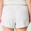 Gemütlicher Pointelle-Shorty mit Schleife