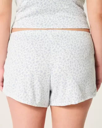 Gemütlicher Pointelle-Shorty mit Schleife