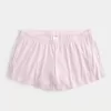 Gemütlicher Pointelle-Shorty mit Schleife