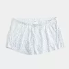 Gemütlicher Pointelle-Shorty mit Schleife