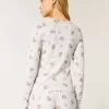Gemütliches Pyjama-Oberteil mit Bärenmuster
