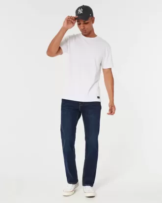 Gerade Jeans in dunkler Waschung