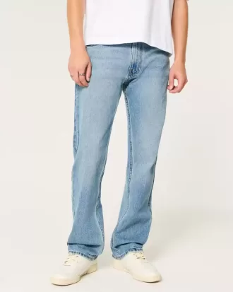 Gerade Jeans in mittlerer Waschung