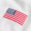 Gerade Jogginghose mit amerikanischer Flaggengrafik